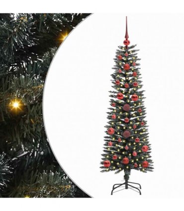 vidaXL Artificial Christmas Tree Green 120 cm PVC and Plastic