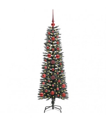 vidaXL Artificial Christmas Tree Green 120 cm PVC and Plastic