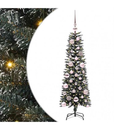 vidaXL Artificial Christmas Tree Green 120 cm PVC and Plastic
