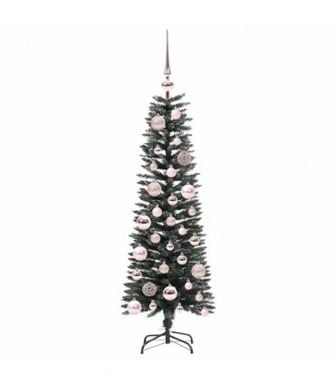 vidaXL Artificial Christmas Tree Green 120 cm PVC and Plastic