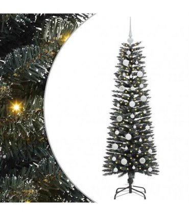 vidaXL Artificial Christmas Tree Green 120 cm PVC and Plastic