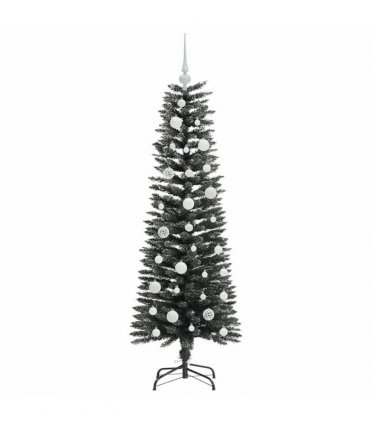 vidaXL Artificial Christmas Tree Green 120 cm PVC and Plastic