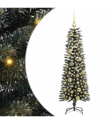 vidaXL Artificial Christmas Tree Green 120 cm PVC and Plastic