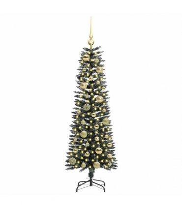 vidaXL Artificial Christmas Tree Green 120 cm PVC and Plastic