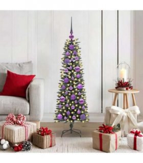 vidaXL Artificial Christmas Tree Green 120 cm PVC and Plastic