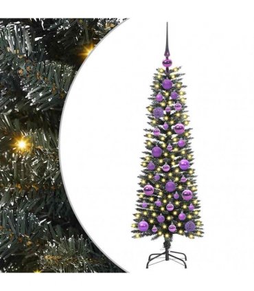 vidaXL Artificial Christmas Tree Green 120 cm PVC and Plastic