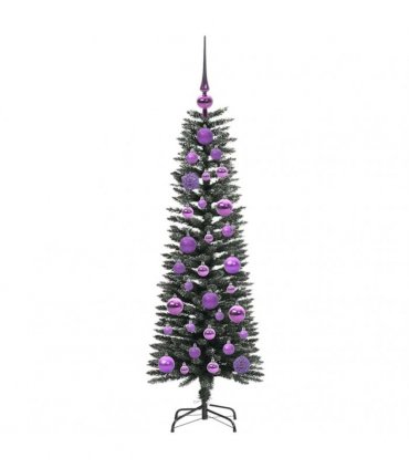 vidaXL Artificial Christmas Tree Green 120 cm PVC and Plastic