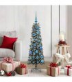 vidaXL Artificial Christmas Tree Green 120 cm PVC and Plastic