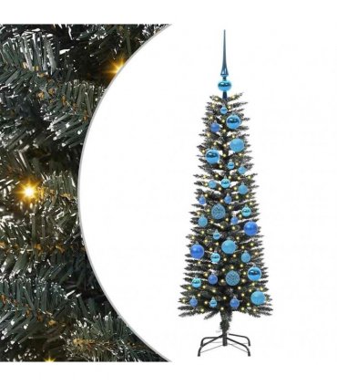 vidaXL Artificial Christmas Tree Green 120 cm PVC and Plastic