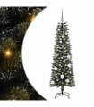 vidaXL Artificial Christmas Tree with 150 LEDs with Stand Green 150 cm