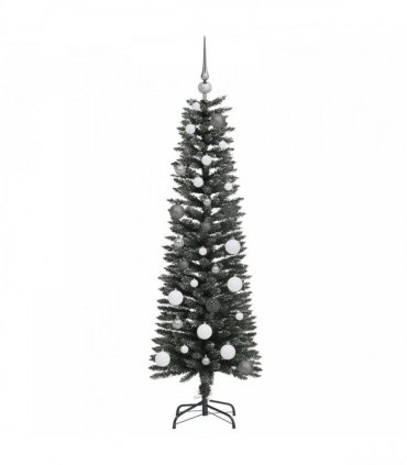 vidaXL Artificial Christmas Tree with 150 LEDs with Stand Green 150 cm