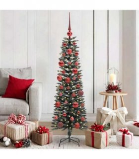vidaXL Artificial Christmas Tree Green 150 cm PVC and Plastic