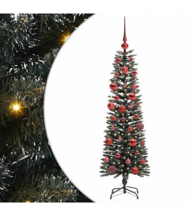 vidaXL Artificial Christmas Tree Green 150 cm PVC and Plastic