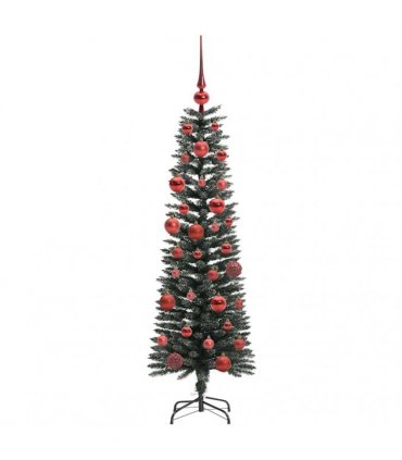 vidaXL Artificial Christmas Tree Green 150 cm PVC and Plastic