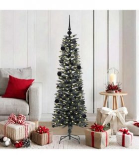 vidaXL Artificial Christmas Tree Green 150 cm PVC and Plastic