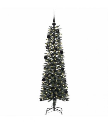 vidaXL Artificial Christmas Tree Green 150 cm PVC and Plastic