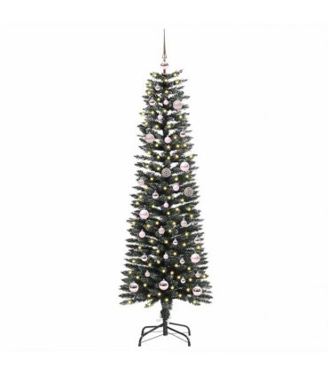 vidaXL Artificial Christmas Tree Green 150 cm PVC and Plastic