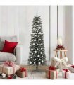 vidaXL Artificial Christmas Tree Green 150 cm PVC and Plastic