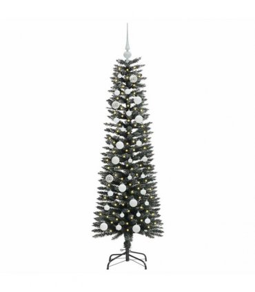 vidaXL Artificial Christmas Tree Green 150 cm PVC and Plastic