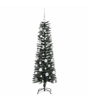 vidaXL Artificial Christmas Tree Green 150 cm PVC and Plastic