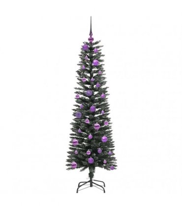 vidaXL Artificial Christmas Tree Green 150 cm PVC and Plastic