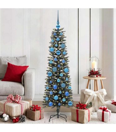 vidaXL Artificial Christmas Tree Green 150 cm PVC and Plastic