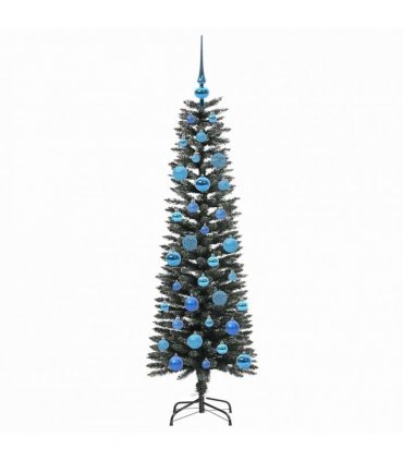 vidaXL Artificial Christmas Tree Green 150 cm PVC and Plastic