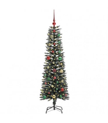 vidaXL Artificial Christmas Tree Green 150 cm PVC and Plastic