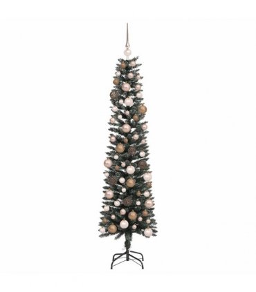 vidaXL Artificial Christmas Tree with 300 LEDs with Stand Green 180 cm