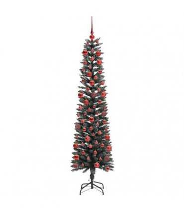 vidaXL Artificial Christmas Tree Green 180 cm PVC and Plastic