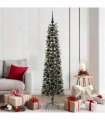 vidaXL Artificial Christmas Tree Green 180 cm PVC and Plastic