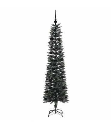 vidaXL Artificial Christmas Tree Green 180 cm PVC and Plastic