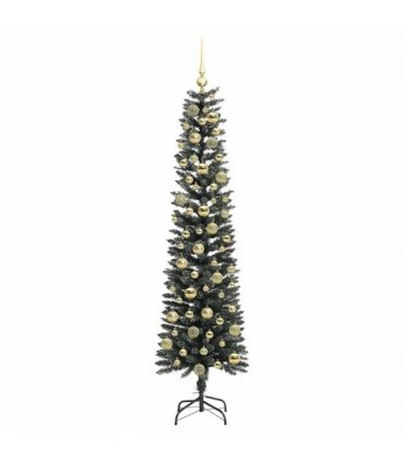 vidaXL Artificial Christmas Tree Green 180 cm PVC and Plastic
