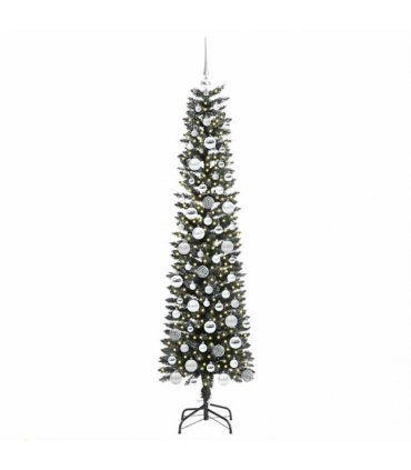 vidaXL Artificial Christmas Tree Green 180 cm PVC and Plastic