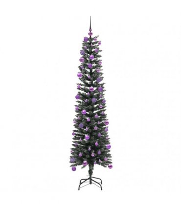vidaXL Artificial Christmas Tree Green 180 cm PVC and Plastic