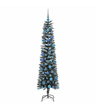 vidaXL Artificial Christmas Tree Green 180 cm PVC and Plastic