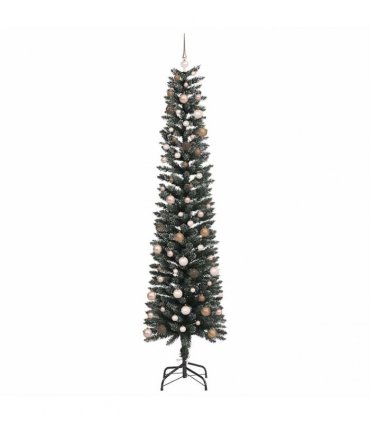 vidaXL Artificial Christmas Tree with 300 LEDs with Stand Green 240 cm