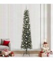 vidaXL Artificial Christmas Tree with 300 LEDs with Stand Green 240 cm