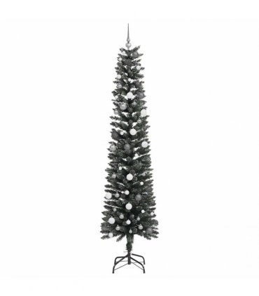 vidaXL Artificial Christmas Tree with 300 LEDs with Stand Green 240 cm