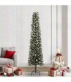vidaXL Artificial Christmas Tree Green 240 cm PVC and Plastic