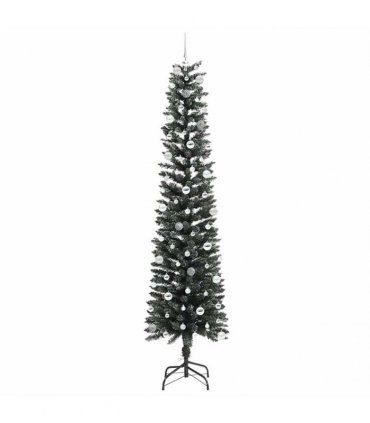 vidaXL Artificial Christmas Tree Green 240 cm PVC and Plastic