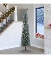 vidaXL Artificial Christmas Tree Green 240 cm PVC and Plastic