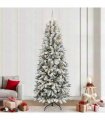 vidaXL Artificial Christmas Tree with Bauble 240 cm 300 LEDs