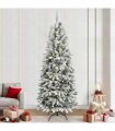 vidaXL Artificial Christmas Tree with Bauble 240 cm 300 LEDs