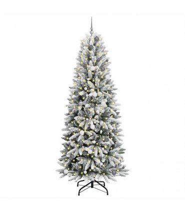 vidaXL Artificial Christmas Tree with Bauble 240 cm 300 LEDs