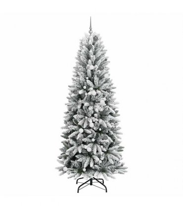 vidaXL Artificial Christmas Tree with Bauble 240 cm 300 LEDs
