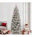 vidaXL Artificial Christmas Tree with Bauble 240 cm 300 LEDs