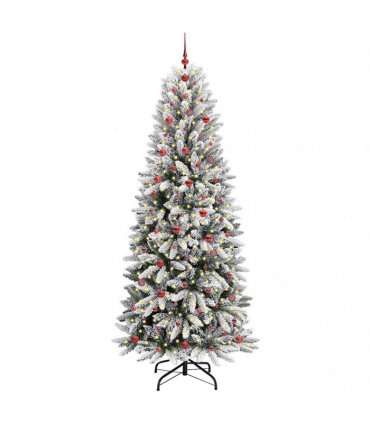 vidaXL Artificial Christmas Tree with Bauble 240 cm 300 LEDs