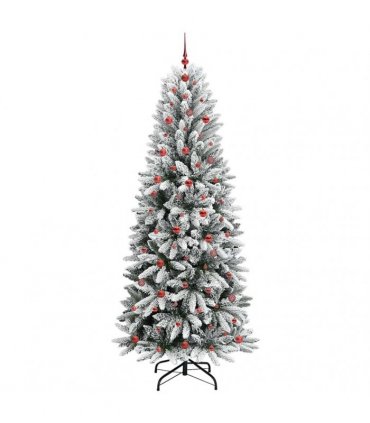 vidaXL Artificial Christmas Tree with Bauble 240 cm 300 LEDs