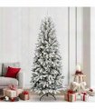 vidaXL Artificial Christmas Tree with Bauble 240 cm 300 LEDs